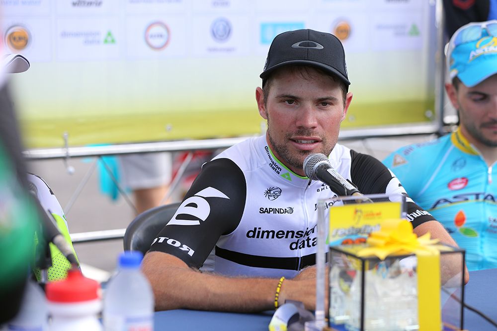 New leader Reinardt Janse Van Rensburg talks to the press