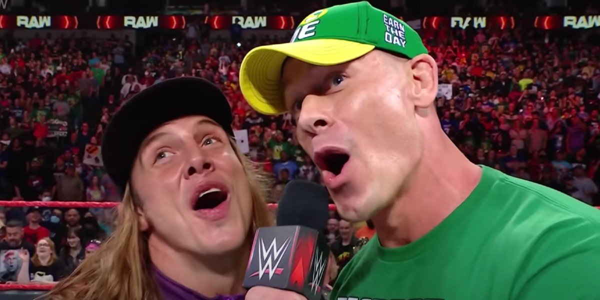 Matt Riddle and John Cena saying &quot;bro&quot; Monday Night Raw WWE