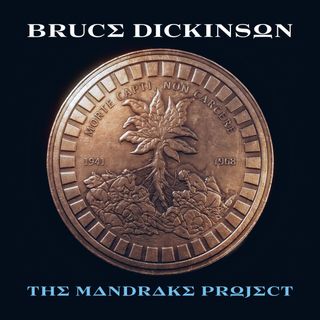 The album cover of Bruce Dickinson's The Mandrake Project