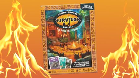 Survivor: The tribe has spoken with surrounding flames