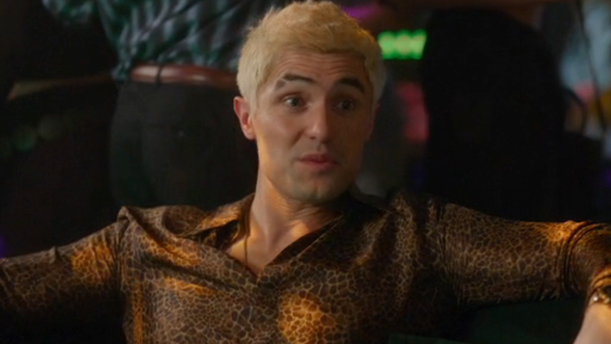Phil Dunster as a blonde Jamie Tartt in Ted Lasso Season 4