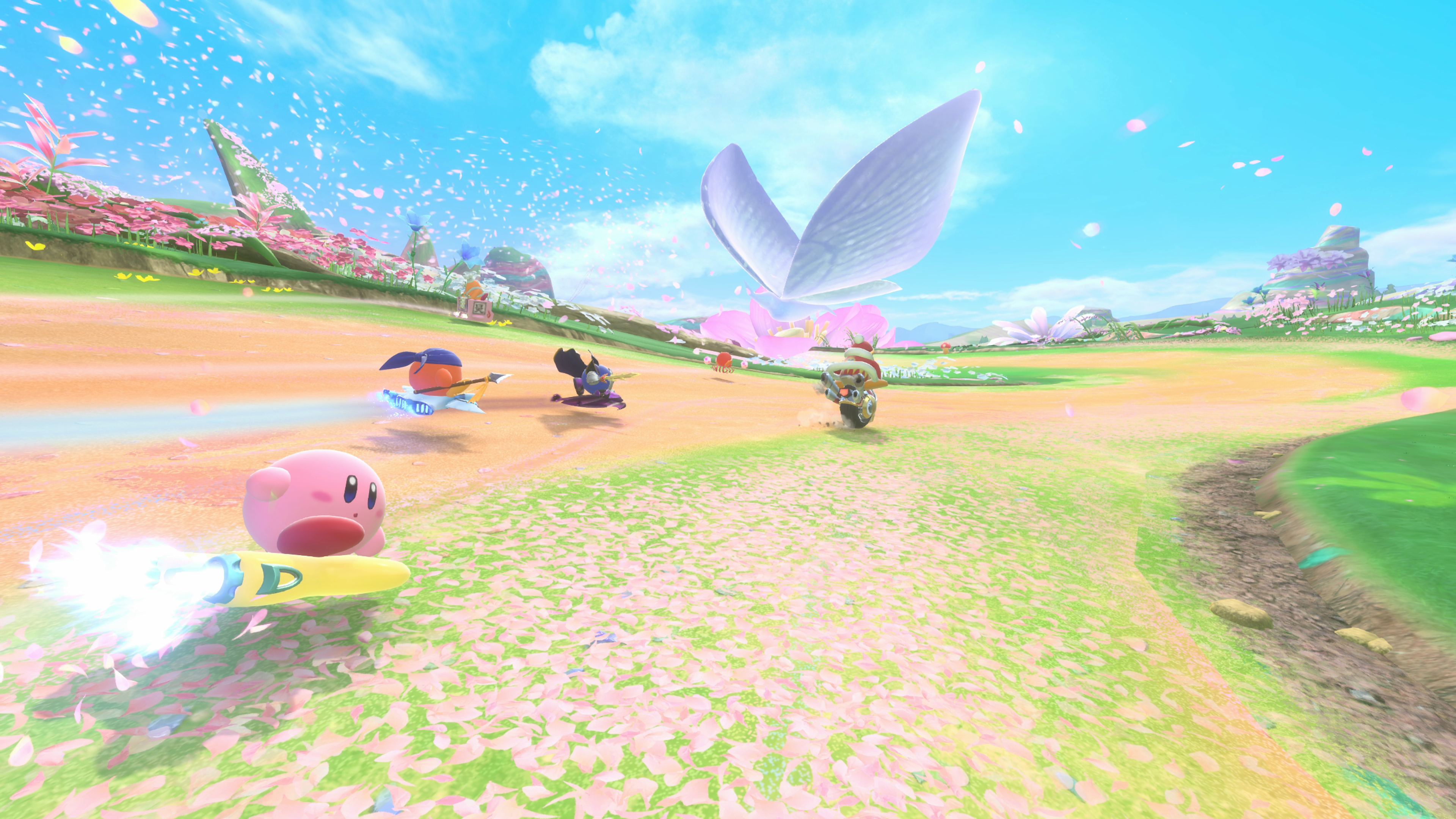 Kirby Air Riders has some gorgeous environments
