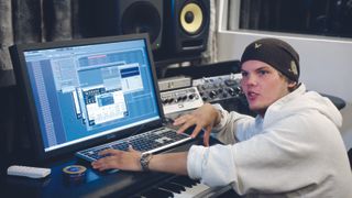 Avicii in the studio