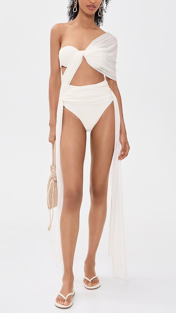 Andes One Piece Swimsuit - Ivory