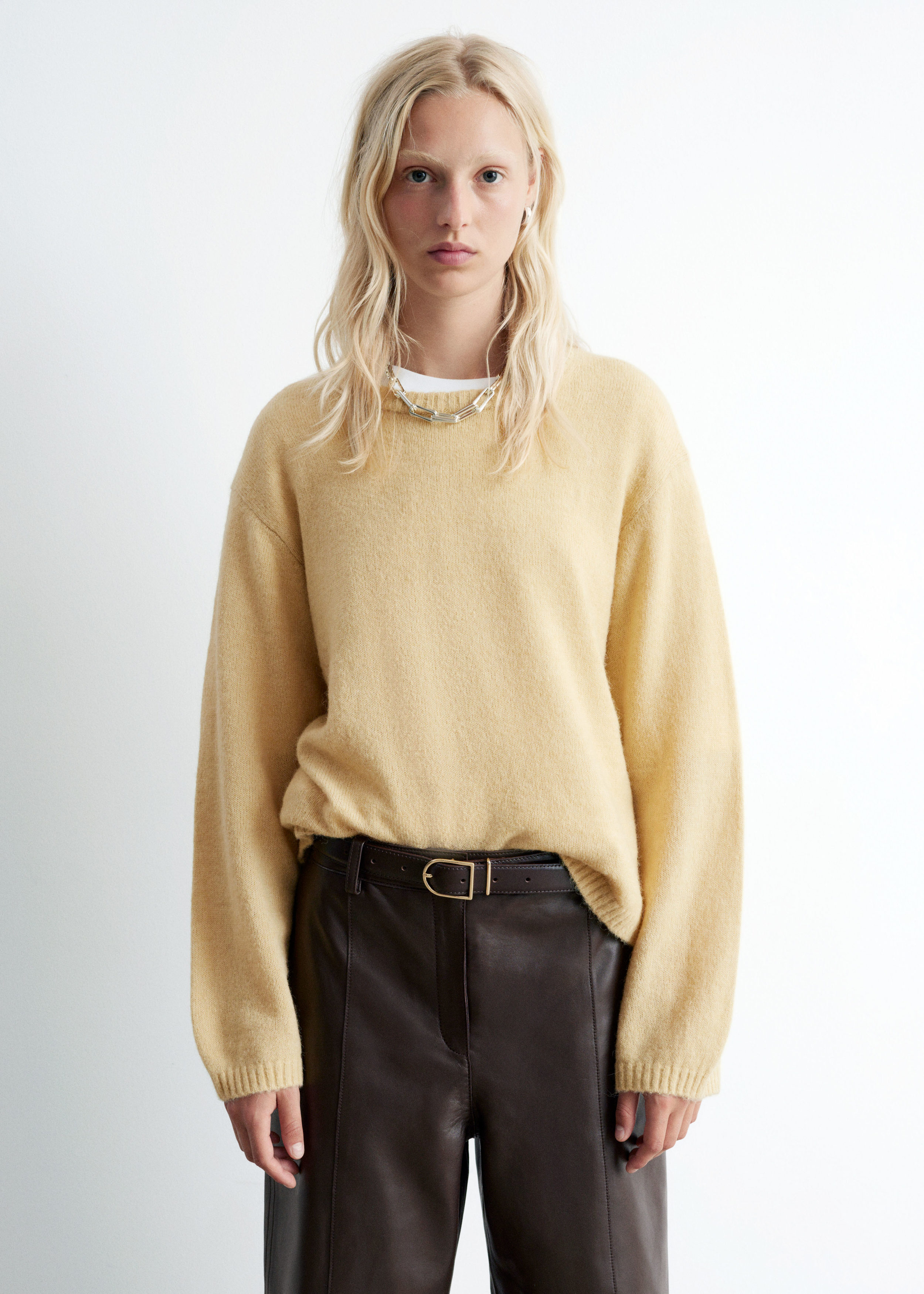 Knitted Alpaca-Blend Sweater