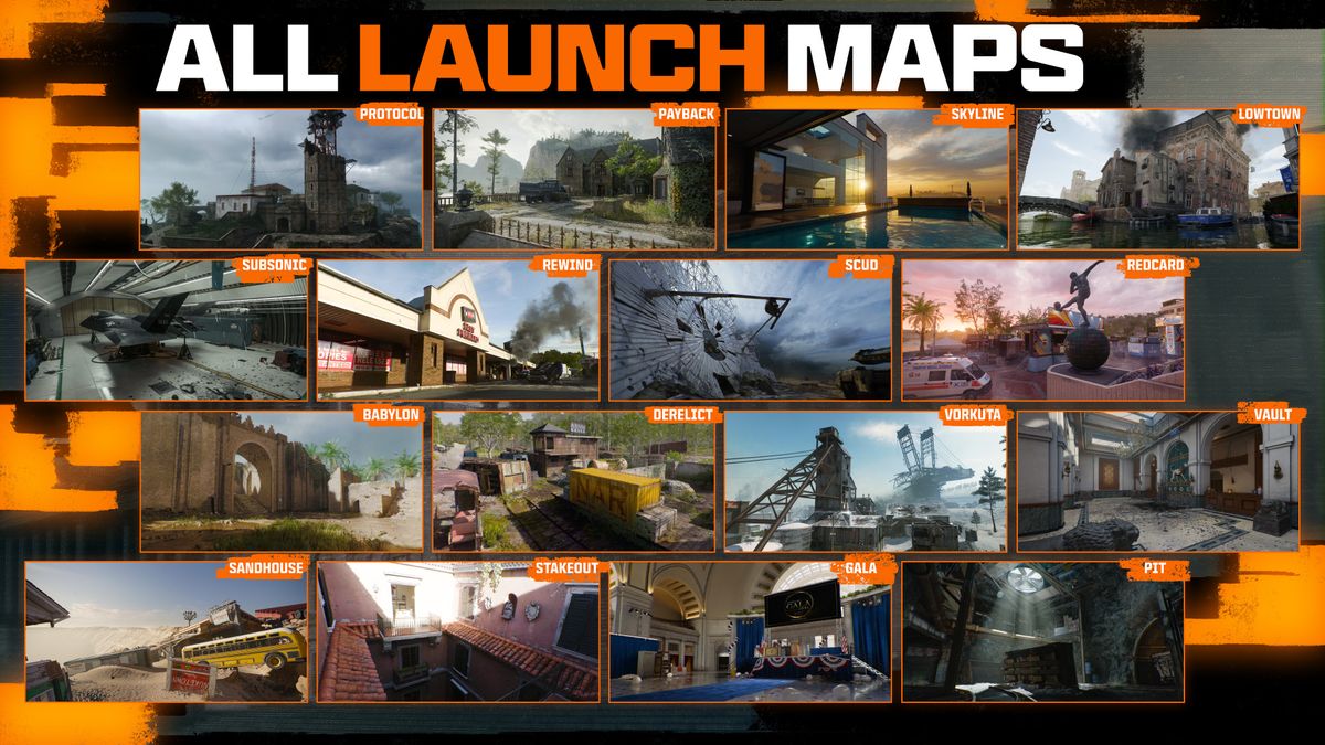 Call of Duty: Black Ops 6 multiplayer maps.