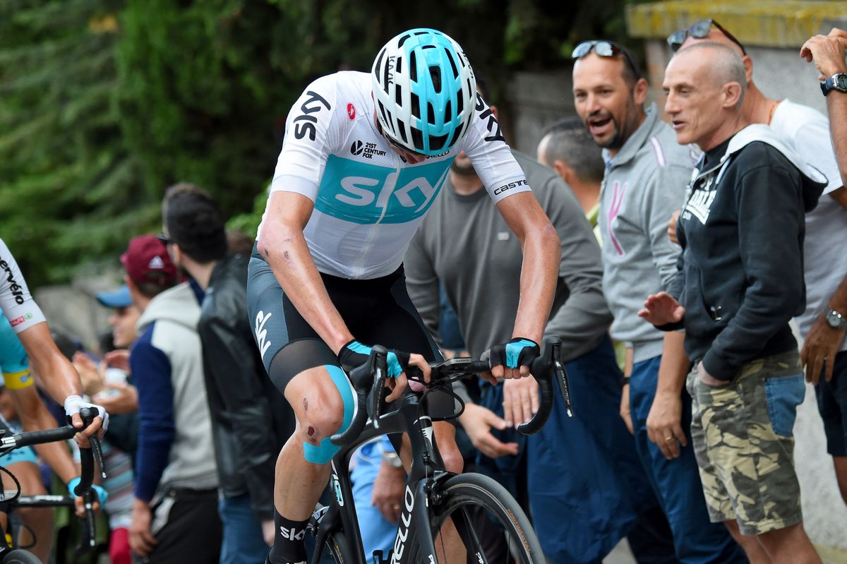 Chris Froome determined to keep plugging away in Giro d'Italia