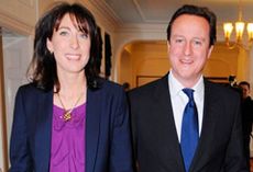 Samantha Cameron and David Cameron are expecting another baby