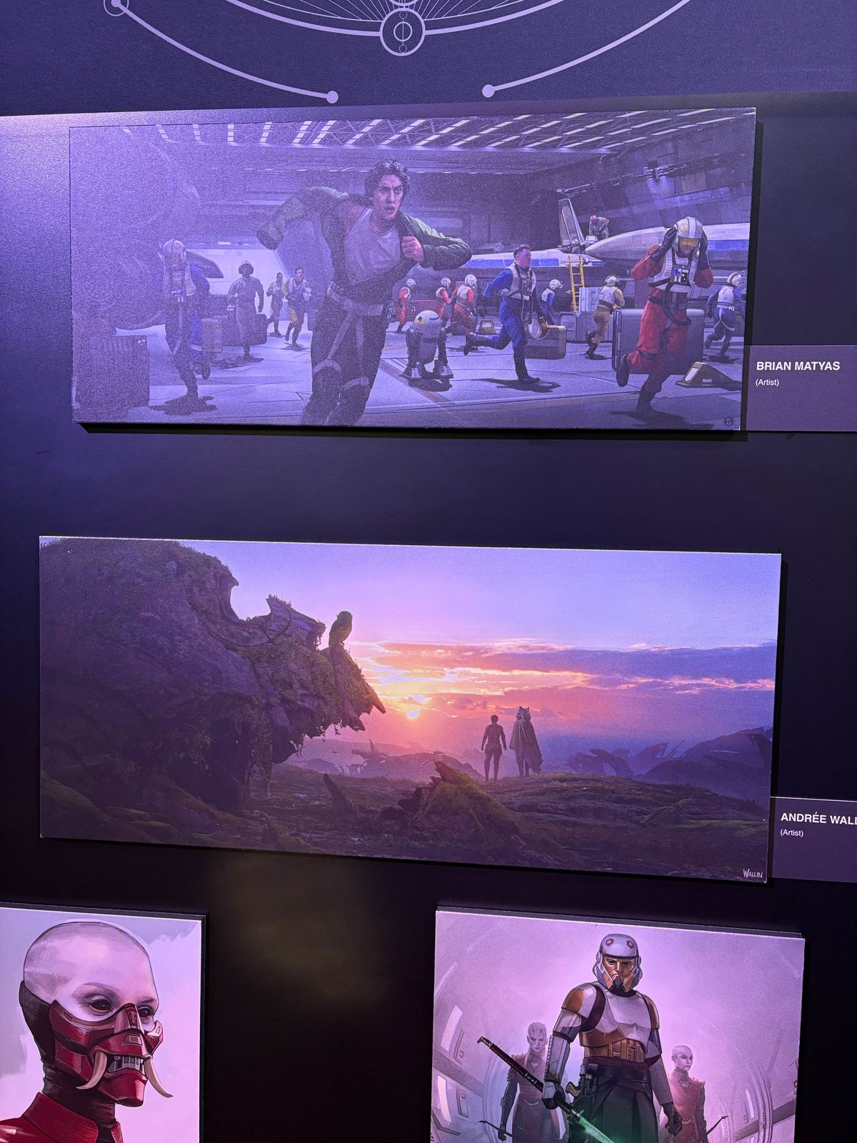 Ahsoka season 2 concept art on display at D23