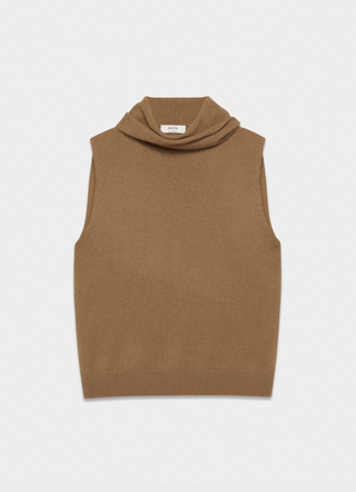 Aritzia Bare Cashmere Sleeveless Sweater