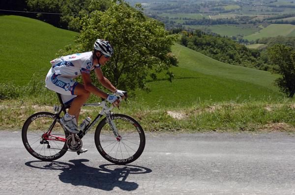 Dominique Rollin (FDJ-BigMat) in action during stage 6 of the Giro d'Italia.