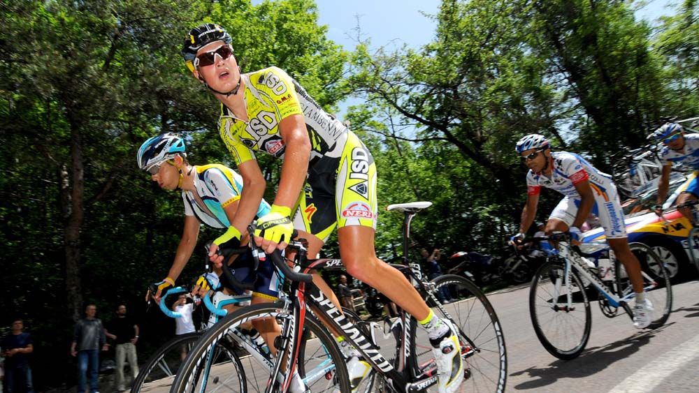 Dmytro Grabovskyy riding for ISD