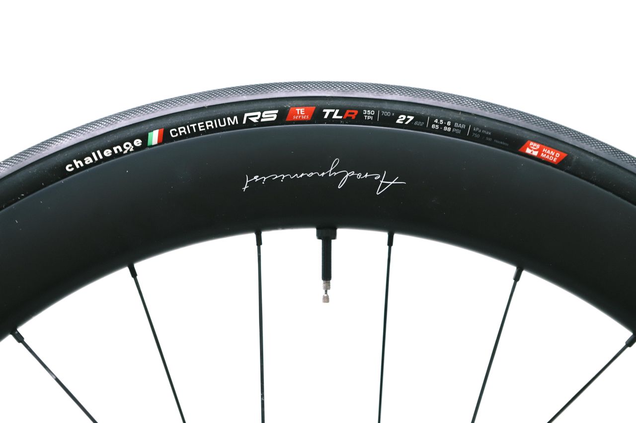 a close up of a black road bike tyre
