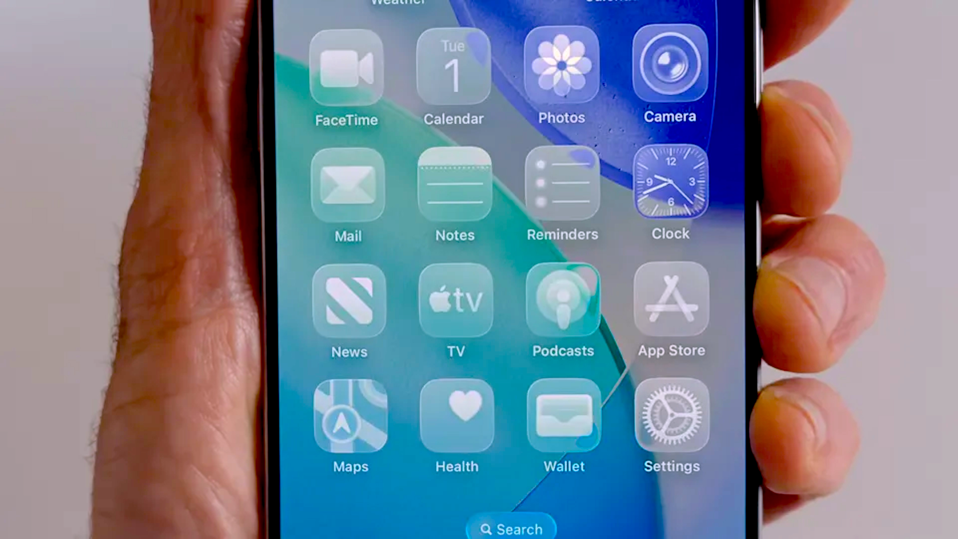 Everyone's making the same joke about Apple's new transparent iOS design