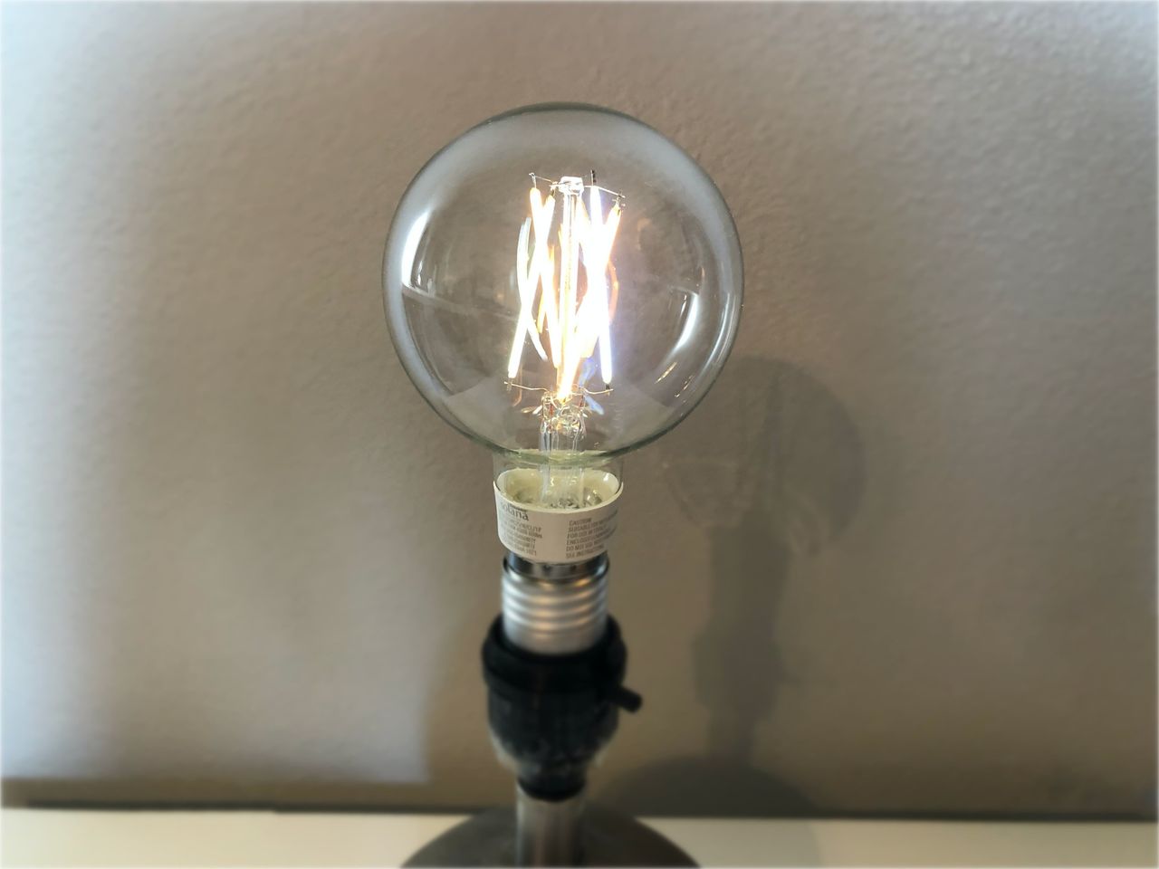Bulbrite Solana Filament Globe White