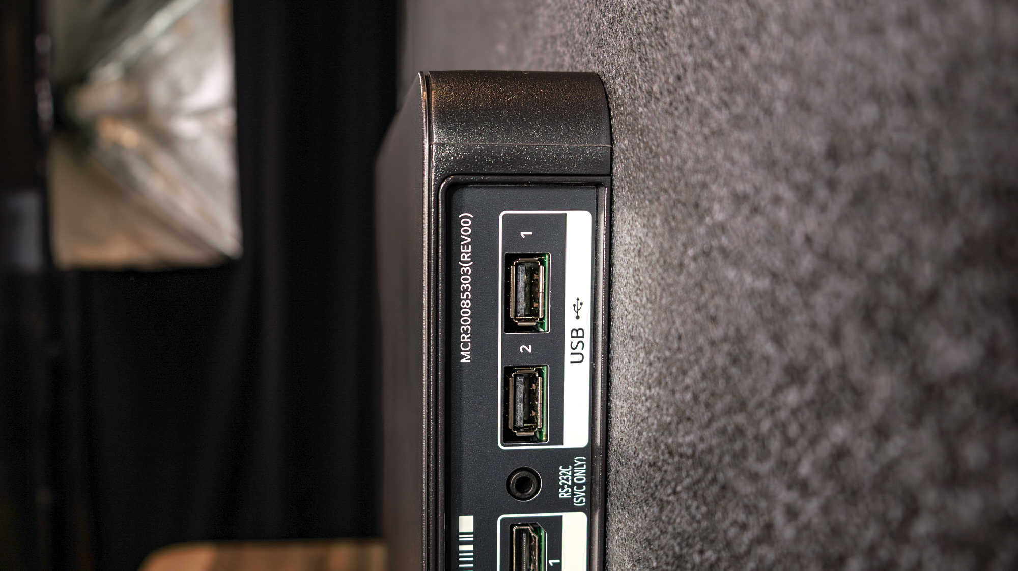 The USB ports on a LG C6 OLED TV