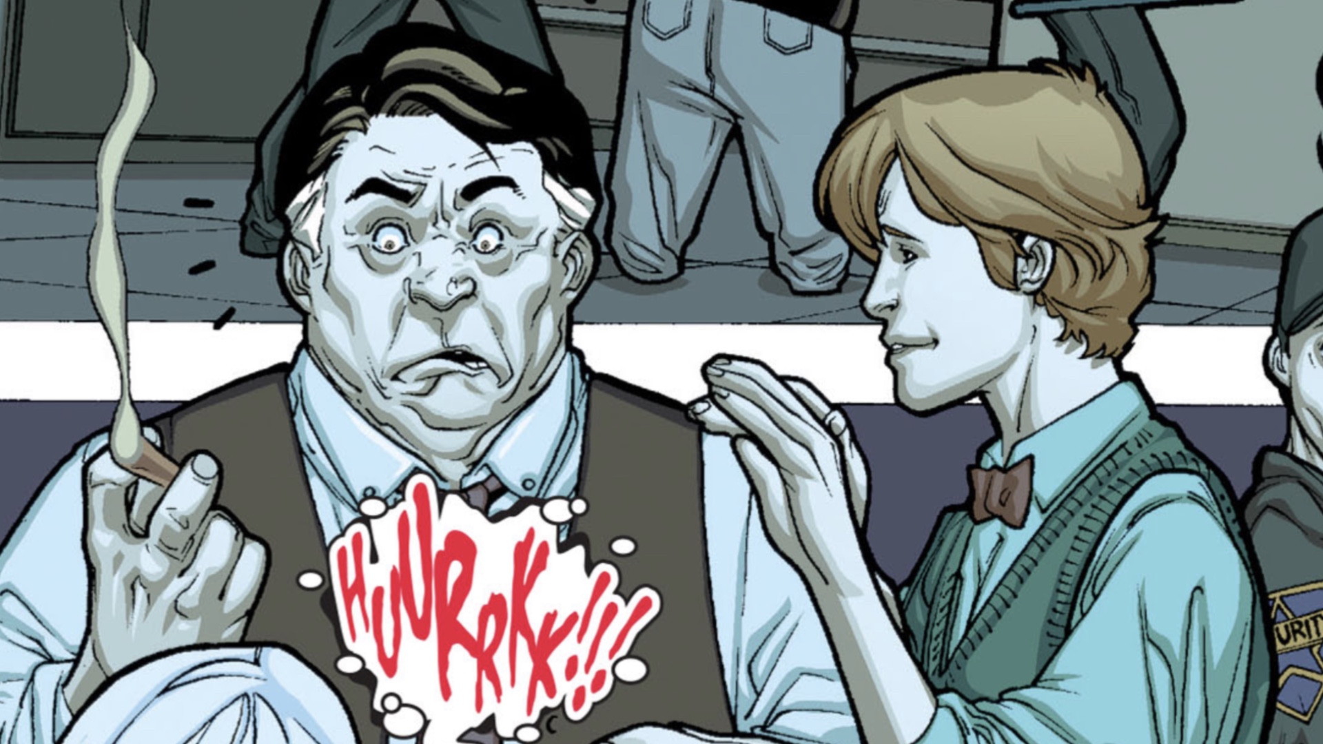 Perry White and Jimmy Olsen
