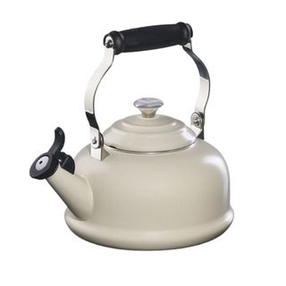Le Creuset tea kettle in brioche