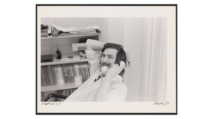 Steve on the phone (photo by Bill Kelley). &#039;Apple outgrew its headquarters twice in 1977&#039;