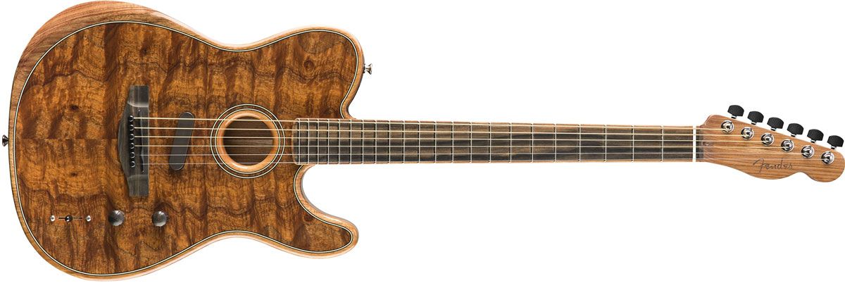 Fender American Acoustasonic Exotic acoustic electric guitars