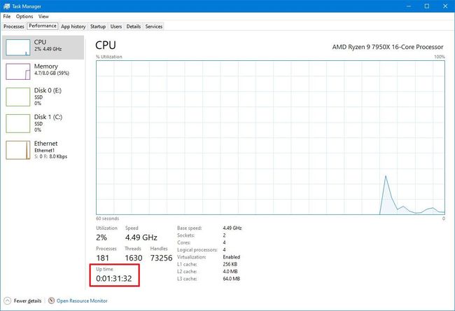 Check your PC uptime on Windows 10 | Windows Central