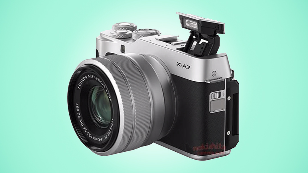 Fujifilm X-A7 images leak out, showing huge LCD and AF lever 