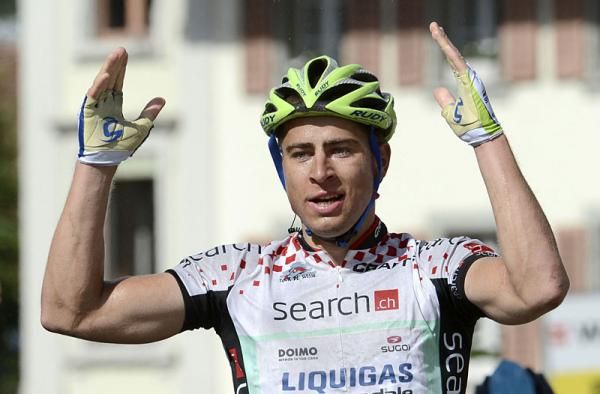 Peter Sagan (Liquigas-Cannondale) wins another stage