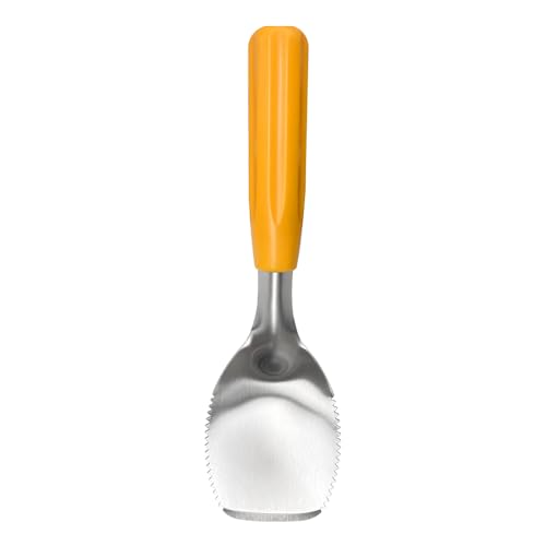 Heavy Duty Pumpkin Corer and Pulp Scooper | Manual Carving Tool With Grip Handle | Fruit and Vegetable Core Remover Scraper for Halloween Pumpkin Heavy Duty Pumpkin Corer and Pulp Scooper | Manual Carving Tool With Grip Handle | Fruit and Vegetable Core Remover Scraper for Halloween Pumpkin