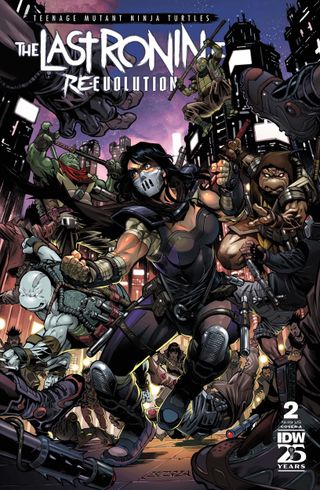 Cover art from TMNT: The Last Ronin II #2