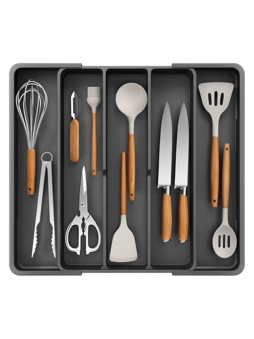 Kitsure Large Cutlery Tray Drawer Organiser