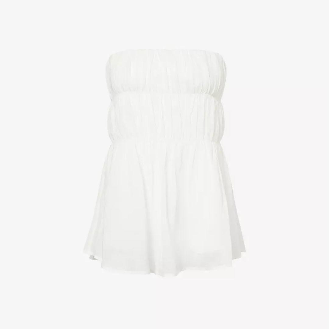 DISSH, Artie Strapless Woven Top