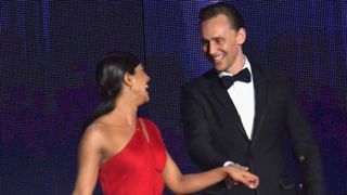 Tom Hiddleston at the Emmys with Priyanka Chopra
