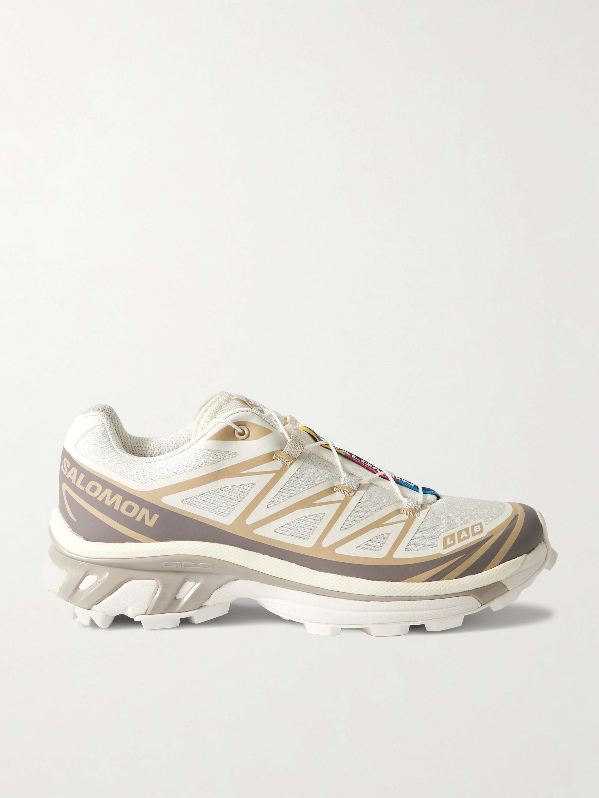 Xt-6 Rubber-Trimmed Mesh Sneakers