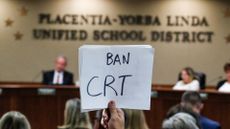 The Placentia-Yorba Linda School Board discusses a proposed resolution to ban teaching critical race theory in schools, November 2021