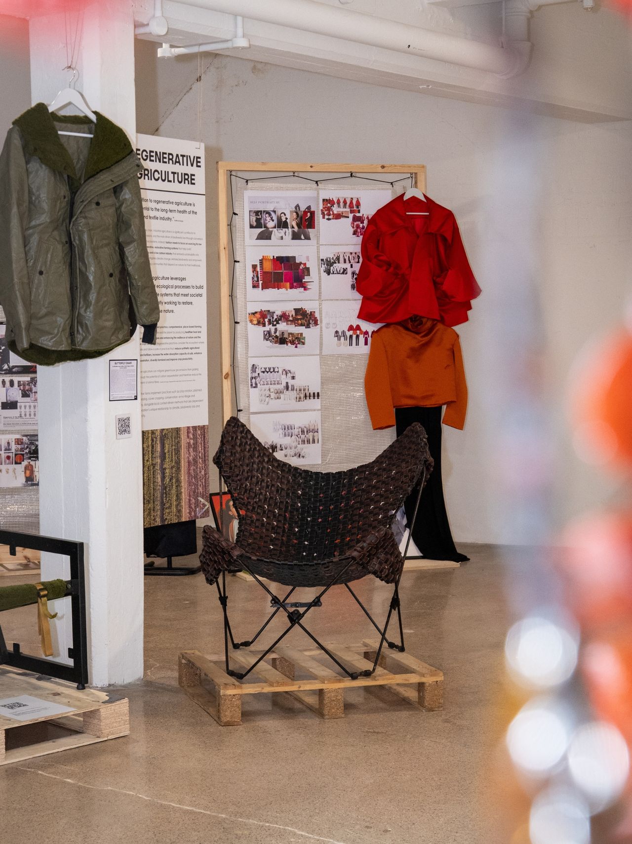 Better Living by Design exhibition at LDF&rsquo;s Soho Design District, showcasing material innovation and circular design.