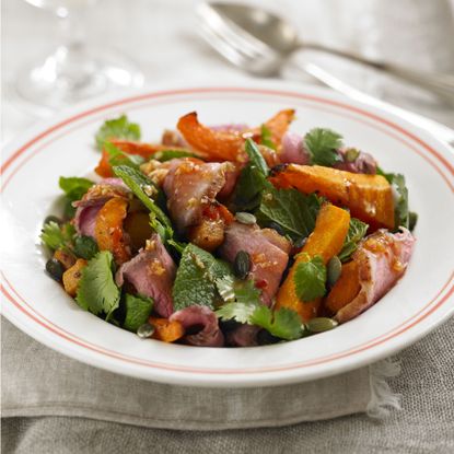 Sweet Thai Duck breast and butternut Salad recipe-recipe ideas-new recipes-woman and home