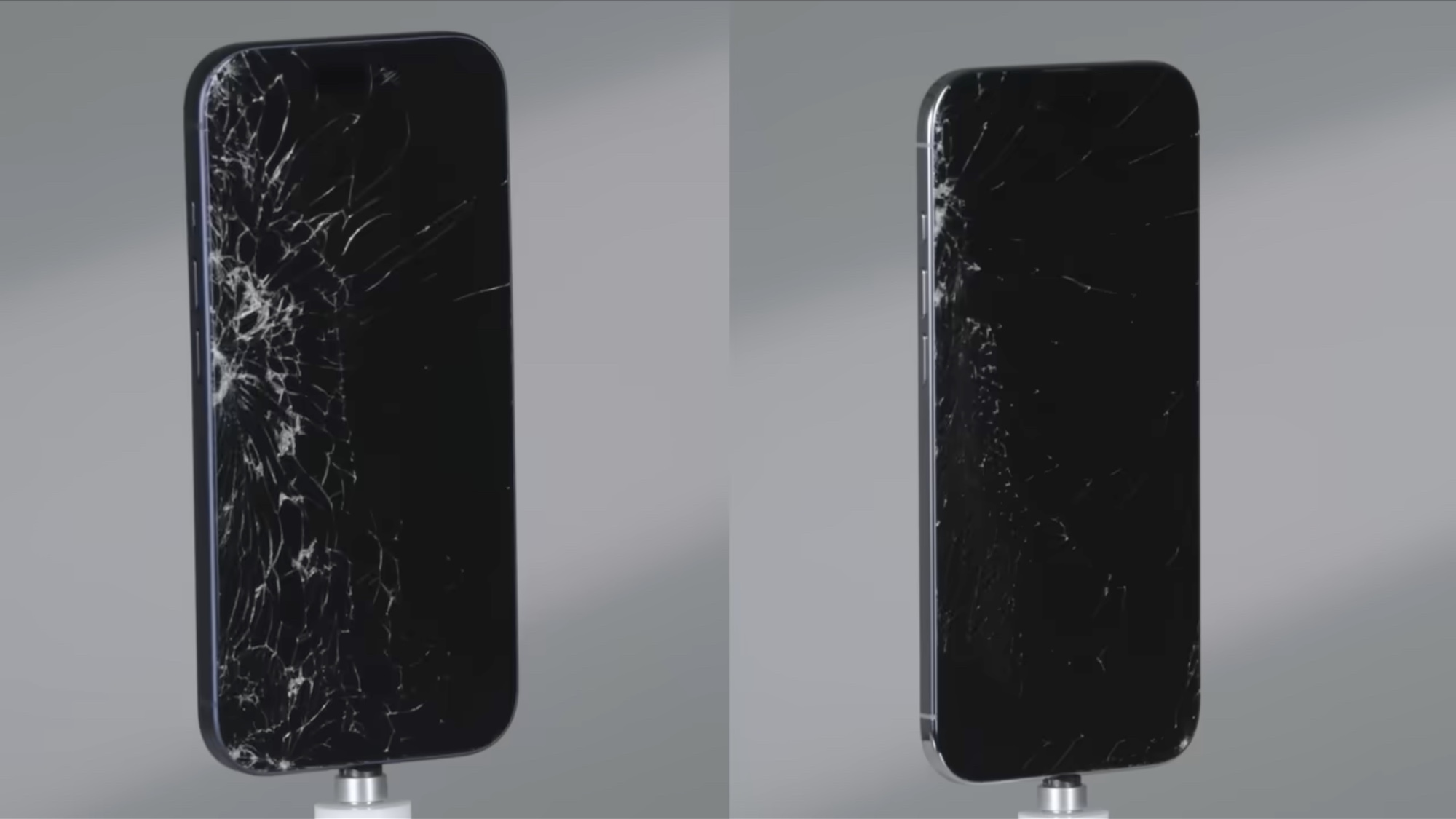 iPhone 17 Pro and iPhone Air screens after drop tests
