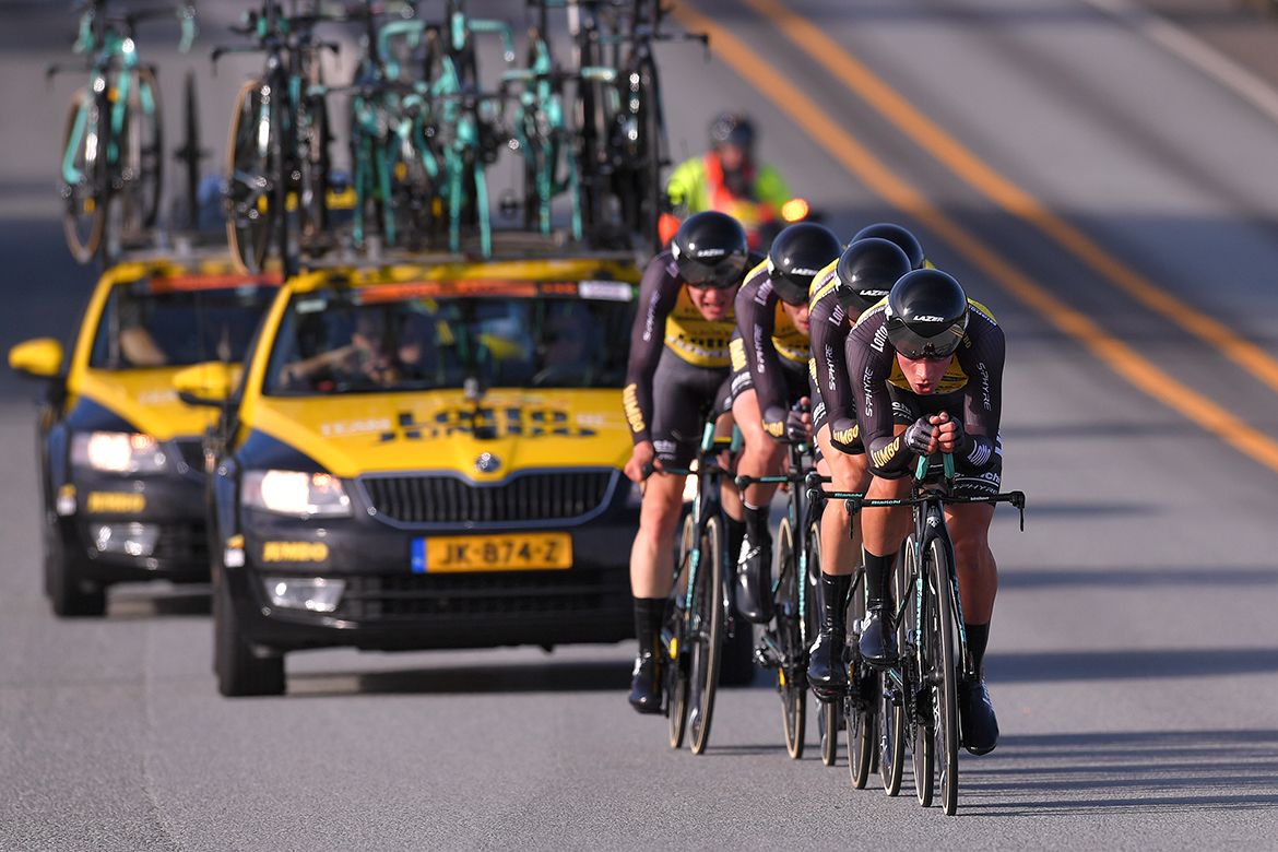 LottoNL-Jumbo out on course for the Worlds TTT in Bergen