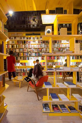 Inside of Libreria London Bookstore