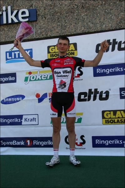 Christoph Pfingsten on the podium.
