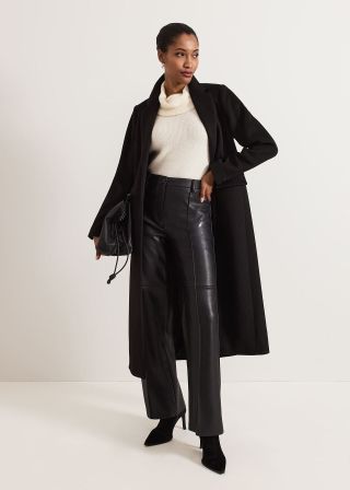 Lydia Long Wool Coat