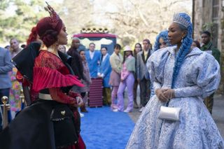 Rita Ora as the Queen of Hearts with Brandy Norwood as Cinderella.