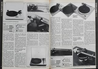 A double-page spread on the Rega Planar 3 from a 1970s edition of What Hi-Fi? magazine