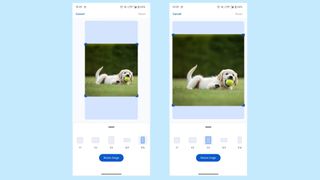 Gemini AI new size options for AI images