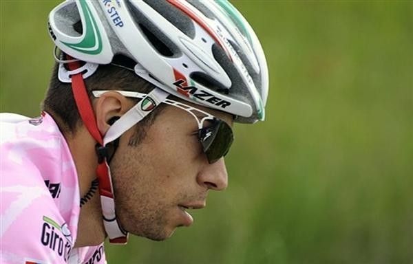 Race leader Italian champion Giovanni Visconti (Quick Step)