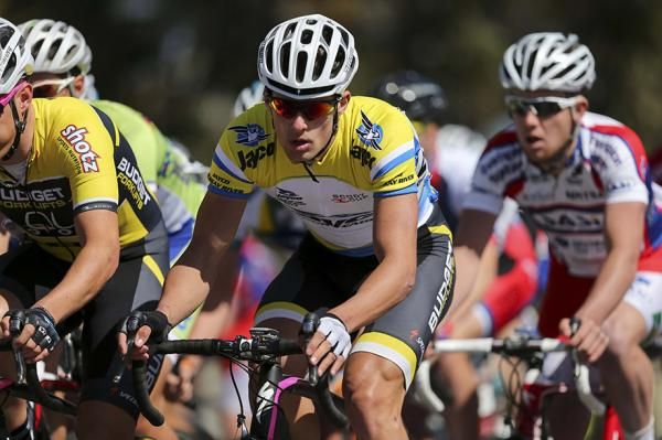 Race leader, Luke Davison (Budget Forklifts)