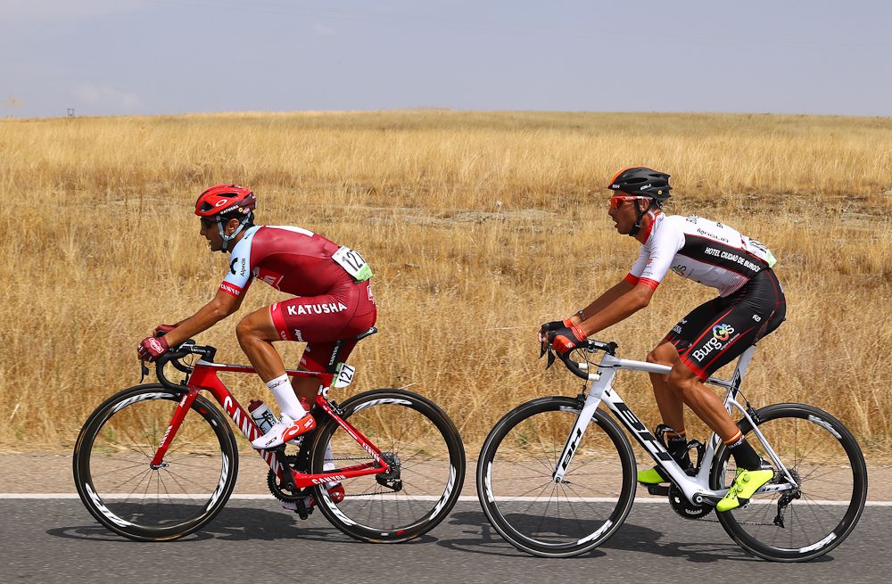 Vuelta stage 10 breakaway riders Tiago Machado, Jesus Ezquerra
