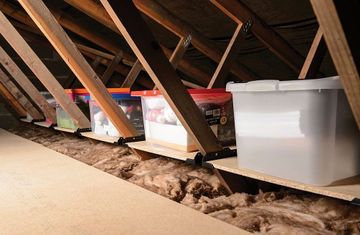 11 unfinished attic storage ideas and tips to organize your space ...