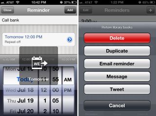 Due for iPhone recurring reminders and customization