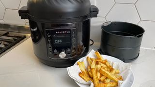 The Instant Pot Pro Crisp has an air fryer lid so it can be used to make fries